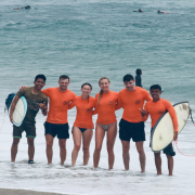 Surf in Canggu Bali with Herry Surf in Canggu Bali with Herry